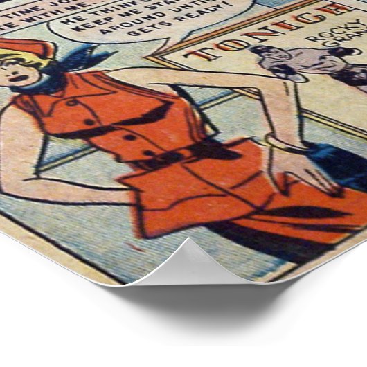 Vintage Romantik Poster (Ecke)