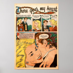 Vintage Romantik Poster