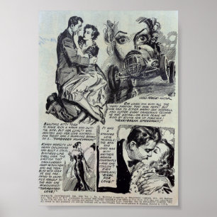 Vintage Romantik Poster