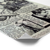 Vintage Romantik Poster (Ecke)