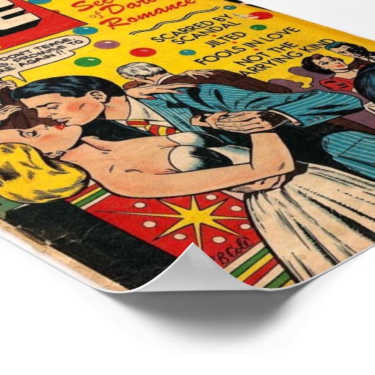 Vintage Romantik Poster (Ecke)