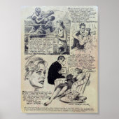 Vintage Romantik Poster (Vorne)