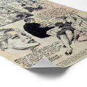 Vintage Romantik Poster (Ecke)