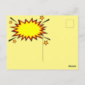 Vintage Romantik Postkarte (Rückseite)