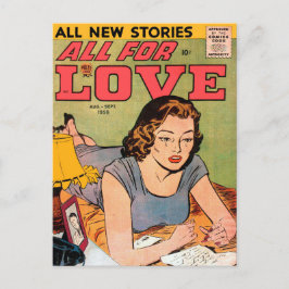 Vintage Romantik Postkarte
