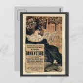 Vintage Romantik Postkarte (Vorne/Hinten)