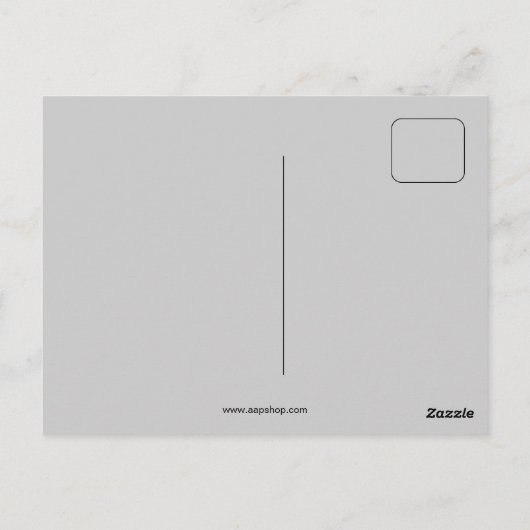 Vintage Romantik Postkarte (Rückseite)