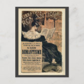 Vintage Romantik Postkarte (Vorderseite)