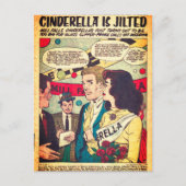 Vintage Romantik Postkarte (Vorderseite)