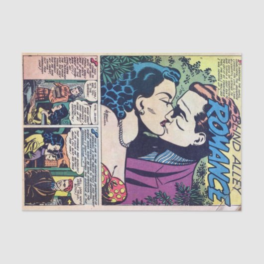 Vintage Romantik Seidenpapier (Vorderseite)