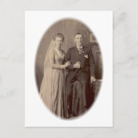 Vintage romantische Bräunungs- und Kulturkarten un
