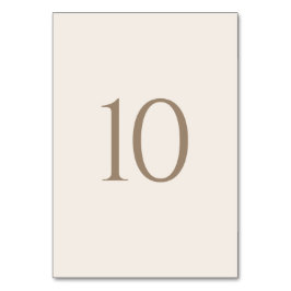 Vintage romantische Hochzeit mit Gold und Elfenbei Tischnummer