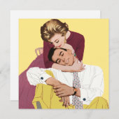 Vintage romantische Liebe, Retro Romantik (Vorne/Hinten)