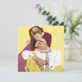 Vintage romantische Liebe, Retro Romantik (Stehend Vorderseite)