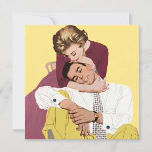 Vintage romantische Liebe, Retro-Romanze