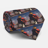 Vintage romantische Liebe, Romantik am Strand Krawatte (Gerollt)