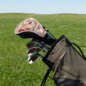 Vintage Romantische Rose Collage (2) Golf Headcover (In SItu)