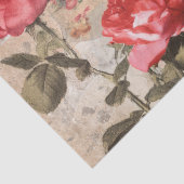 Vintage Romantische Rose Collage (3) Seidenpapier (Detail)