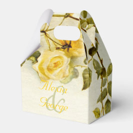 Vintage romantische Rosenmalerei Geschenkschachtel