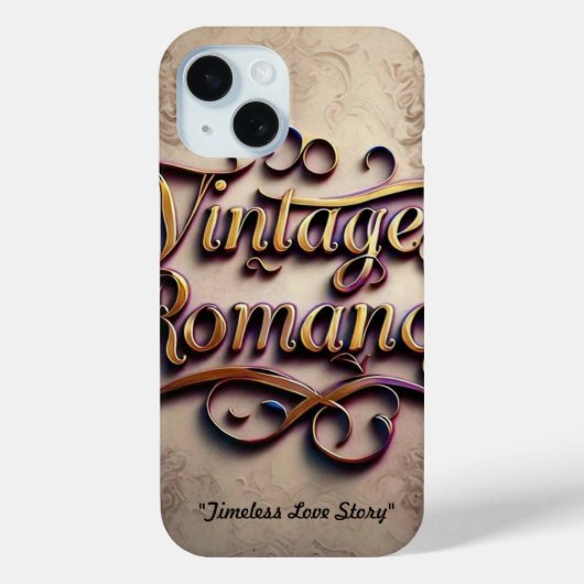 "Vintage romantische Träume" Case-Mate iPhone Hülle (Rückseite)