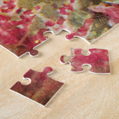 Vintage romantischer Gartenweg im Frühling Puzzle (Seite)