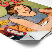 Vintage-Romanze Poster (Ecke)