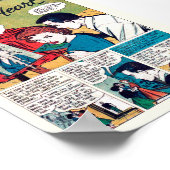Vintage-Romanze Poster (Ecke)