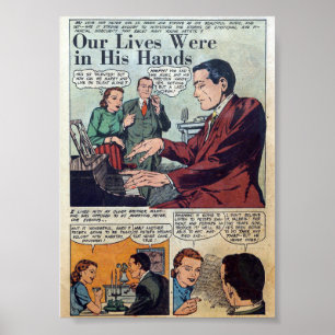 Vintage-Romanze Poster