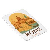 Vintage Rome Colosseum & Pantheon Magnet – Italy (Rechte Seite)