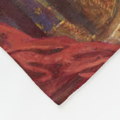 Vintage Romeo- und Julienmalerei (1861) Fleecedecke (Ecke)