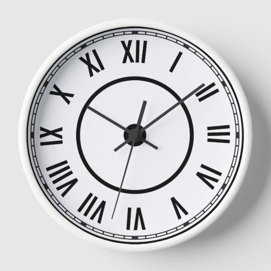 Vintage römische Numerus Uhr (Vorderseite)