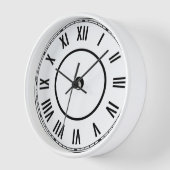 Vintage römische Numerus Uhr (Winkel)