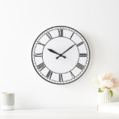 Vintage römische Ziffer Große Wanduhr (Zuhause)