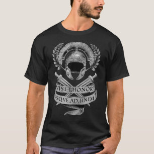 Vintage Römischer Gladiator Helm Krieger Arena Fit T-Shirt