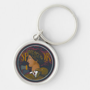 Vintage römisches Emblem Italiens SPQR Schlüsselanhänger