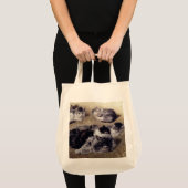 Vintage Ronner Studien-Malerei der Katzen-Tasche Tragetasche (Vorderseite (Produkt))