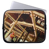 Vintage Rooster Carousel  Laptopschutzhülle (Vorderseite)