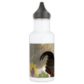 Vintage Rooster French Collage Farm Pet Edelstahlflasche (Links)