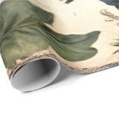 Vintage Rooster Geschenkpapier (Rolleneckpunkt)