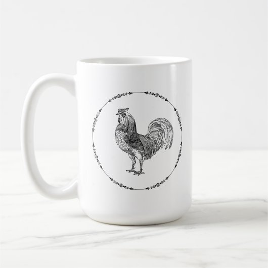 Vintage Rooster Kaffeetasse (Links)