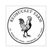 Vintage Rooster-Kautschuk-Briefmarke Gummistempel (Prägung)