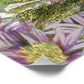 Vintage Rooster-Kunst Poster (Ecke)