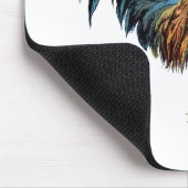 Vintage rooster mousepad (Ecke)