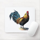 Vintage rooster mousepad (Mit Mouse)
