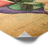 Vintage Rooster Poster (Ecke)