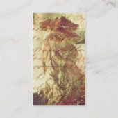 Vintage Rooster Visitenkarte (Rückseite)