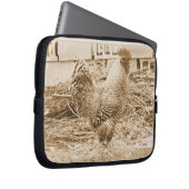Vintage Roosterfotografie Laptopschutzhülle (Vorne Rechts)