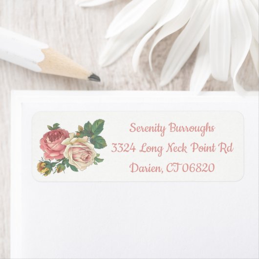 Vintage Rosa-Blume - Blumenfeier (Insitu)