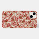 Vintage-Rosa-Blumen Case-Mate iPhone Hülle (Rückseite (Horizontal))