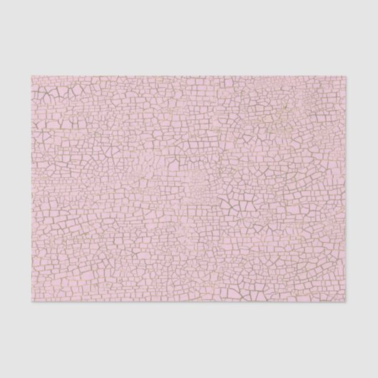 Vintage Rosa Crackle Textur Decoupage Seidenpapier (Vorderseite)